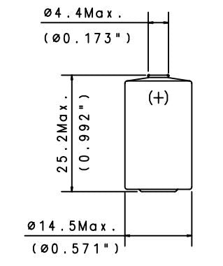 Tadiran 3.6V High Density 1/2AA Lithium Battery [TLL-5902/S]