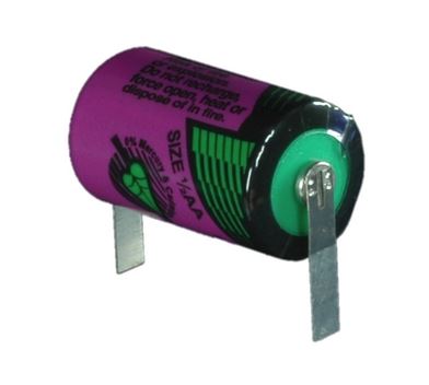 Tadiran 3.6V High Density 1/2AA Lithium Battery with Tabs [TLL-5902/T]